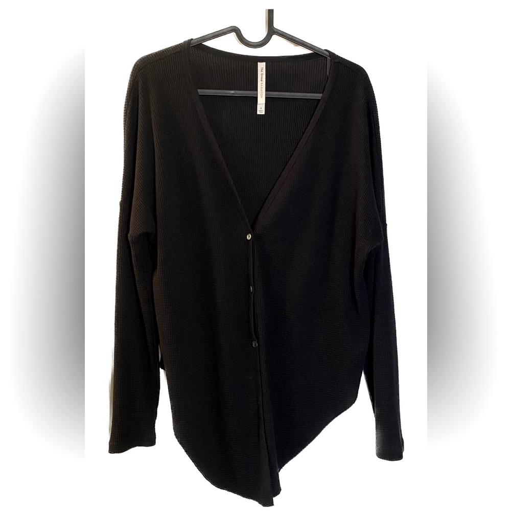 Aritzia Group by Babaton cotton waffle cardigan EUC sz S